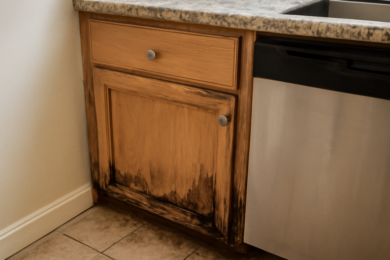 Cabinet Water Damage Repair