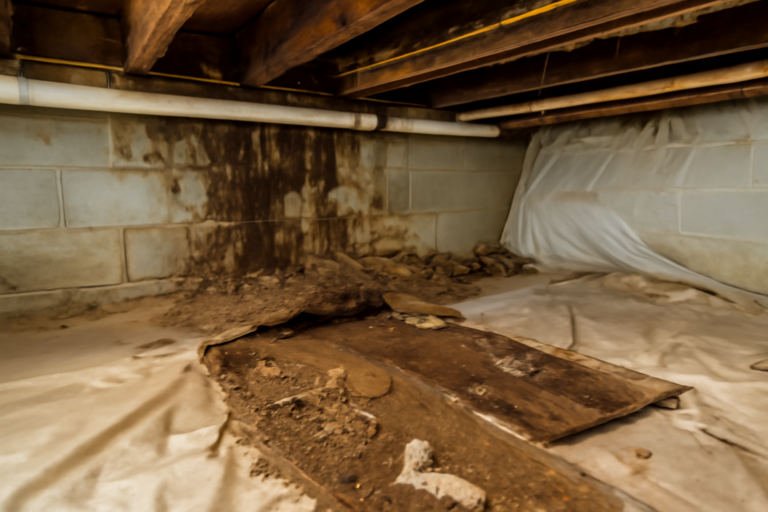 Crawl Space Water Damage Repair