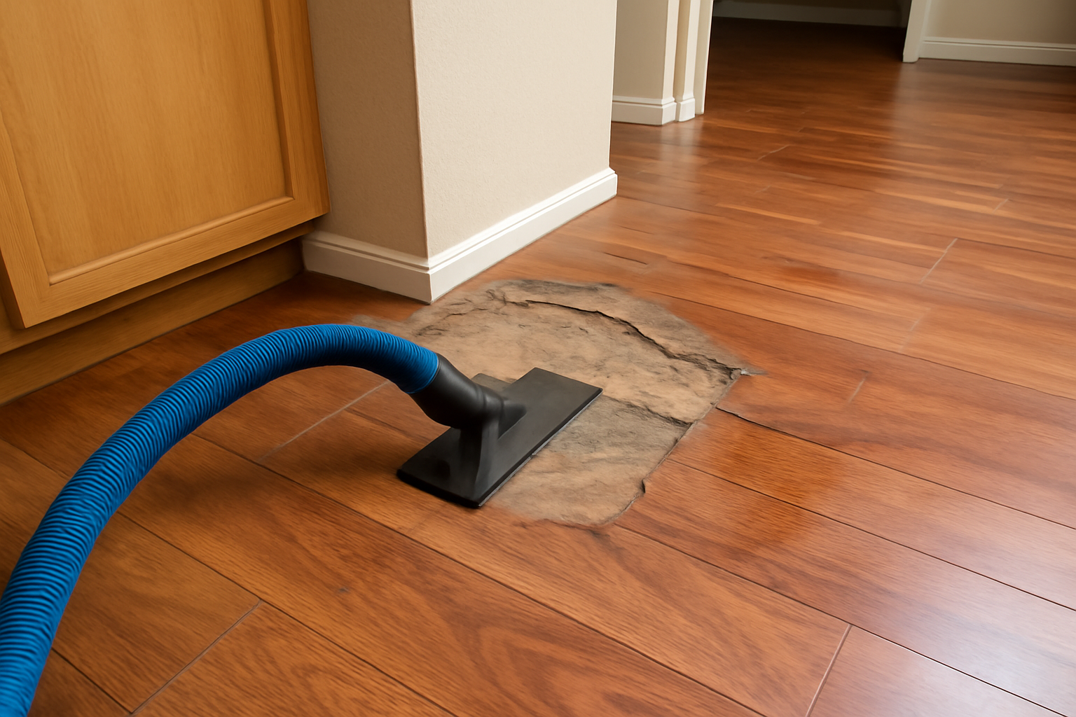 Laminate Floor Water Extraction in Galveston, TX